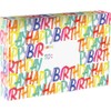 Jillson & Roberts Large Mailing Boxes, Rainbow Birthday (12 Pcs)