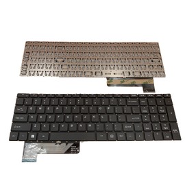 Siakoocty Laptop Replacement US Layout Keyboard for Gateway 15.6" Ultra Slim GWTN156-1BL GWTN156-1GR GWTN156-1RG GWTN156-1 N15CS9 Gray