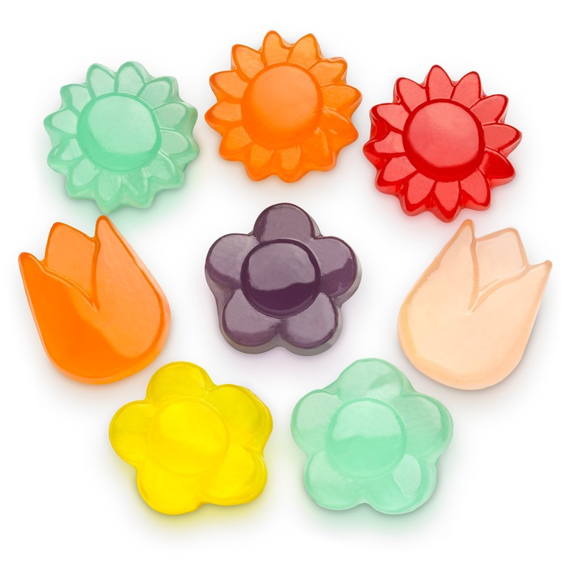 Albanese Confectionery Gummi Awesome Blossoms, 5 Pound Bag