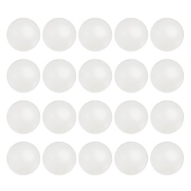 sourcing map 25pcs 10mm Nylon Solid Plastic Bearing Balls G1 Precision