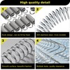 200PCS Compression Springs Assorted – 20 Sizes Spring Steel Set