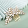 BERYUAN Hair Comb, Women Girls Bridal Crystal Rhinestone Wedding Headpiece,