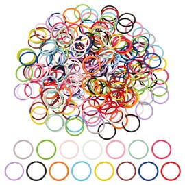 PH PandaHall 12mm Colored Jump Rings, 225pcs 15 Colors Open Jump Rings 16 Gauge O Ring Connector Rings Chainmail Rings Large Jump Rings for Bracelets Necklaces Pendants Chain Choker DIY Craft Making