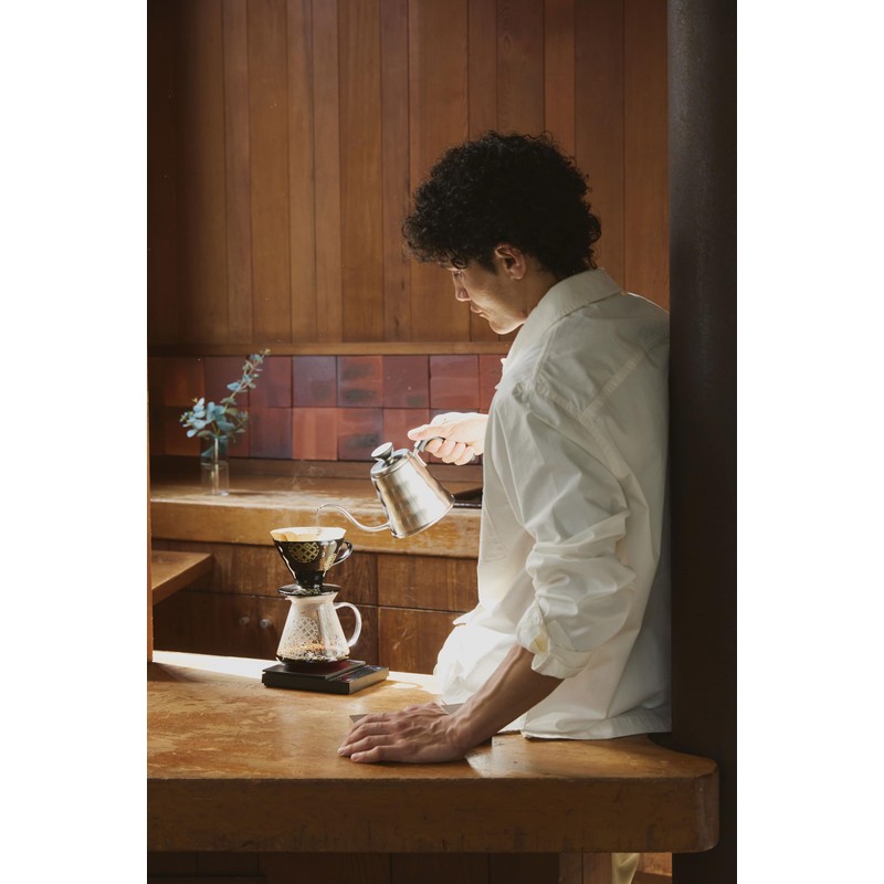 HARIO VDC-02-SPB Ceramic Dripper 02 Cloisonne Black, For 1 -