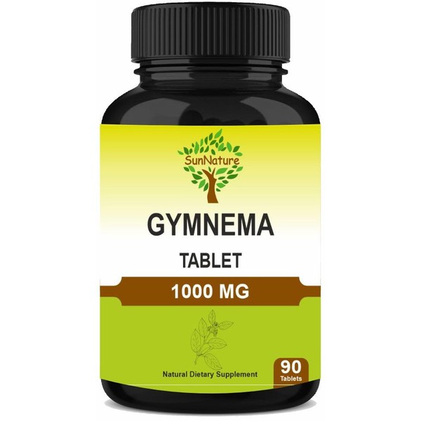SunNature Gymnema Tablets 90 Tablets, 1000 mg | 45 Days