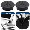 Tomedeks 4 Pack Black 61mm x 50mm x 23mm Desk
