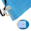 24 Pcs Pool Solar Cover Reel Attachment Straps Kit Blanket