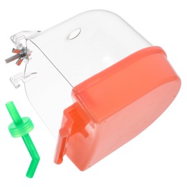 CORHAD Parrot Bath Tub for Birds Durable Hanging Bird Bath Box with Smooth Edges for Cockatiels and Parakeets Safe and Reusable for Bathing Fun