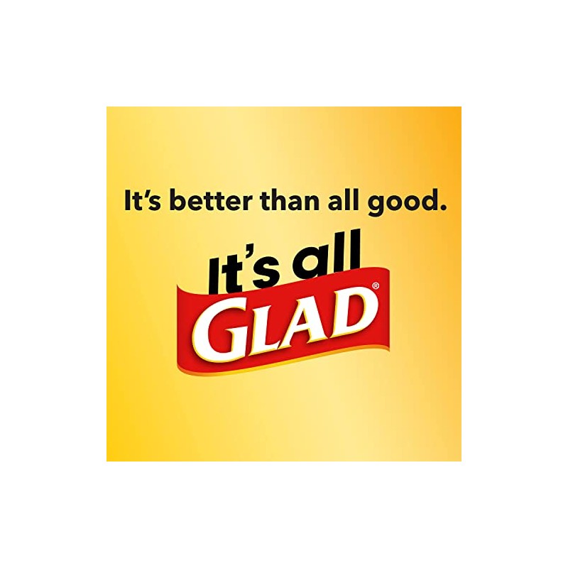 Glad ForceFlex MaxStrength Tall Kitchen Drawstring Trash Bags, 13 Gallon,