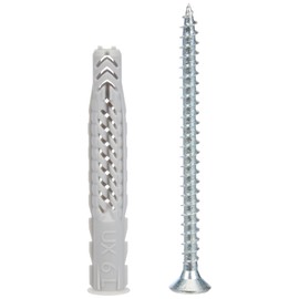 Fischer 094759 6 x 50 mm UX-R S/20 Universal Plug - Zinc (25-Piece)