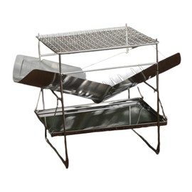 Outdoor Wood Burner, U Shape Outdoor Cooking Woodstove, Outdoor Gear Burning Stove for Camping, Tents, Survival, Outdoor Parties, Hiking, Fishing, Picnic