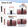 Pack of 4 Elastic Fastening Straps for Luggage, Adjustable Luggage
