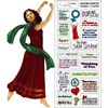Isadora Duncan Quotable Notable - Greeting Card and Sticker Sheet