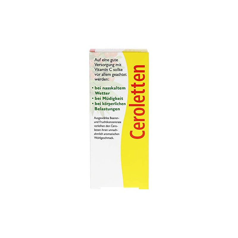 Ceroletten Vitamin C Dr. Grandel Pack of 40 Tablets