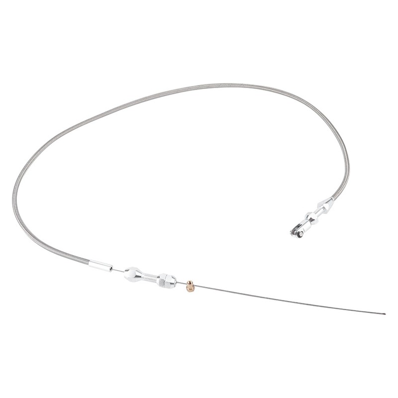 36in Stainless Steel Braided Throttle Gas Cable Wire Fits for