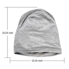 RPROT Beanie Protection Hat,Effective 99.99% Anti R.adiation Cap, E.M.F Protection Hat Shielding Cell WiFi 5G RF 19.6-23.6 in, Grey, One Size