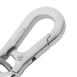 nuoshen Keychain,2 Pcs Metal Keyring Carabiner Clip Keyring Keychains for Craft Lobster Clasps Swivel Clips Key Chain for Men