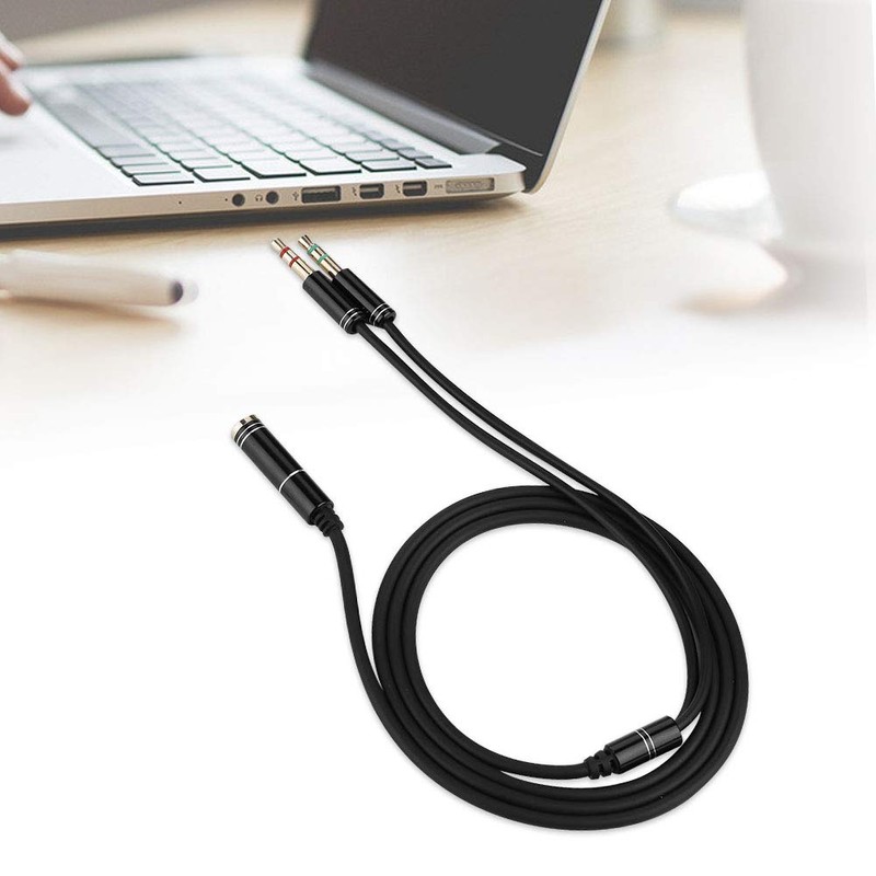 Diyeeni 3.5 mm Hembra a 3.5 mm Doble Macho Cable