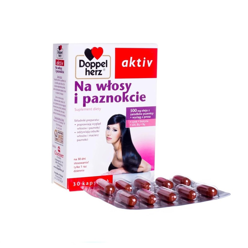 Generic for Hair and Nails + zinc 30 Capsules