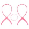 SheaSculpt Portable Wig Holder Foldable Wig Stand Wig Holder Convenient