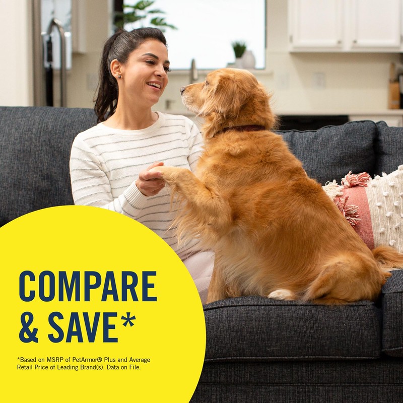 PetArmor Plus Flea and Tick Prevention for Dogs, Dog Flea