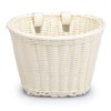 MEISO Front Bicycle Basket for Children, Woven Bicycle Basket with