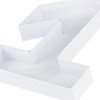 20.8cm Fillable Cardboard Number Paper Mache Shaped Container Birthday Party
