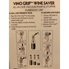 Franmara Vino Wine Saver Vacuum Pump and Stopper, Black, (Pack