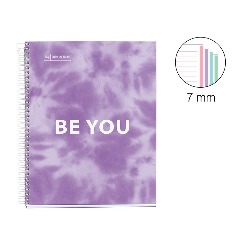 Miquelrius - Spiral notepad A5-120 sheets 90 g - grid