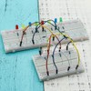 GTIWUNG 4 Stücke Breadboard Kit Lötfreies Steckbrett 830 Punkte Mini