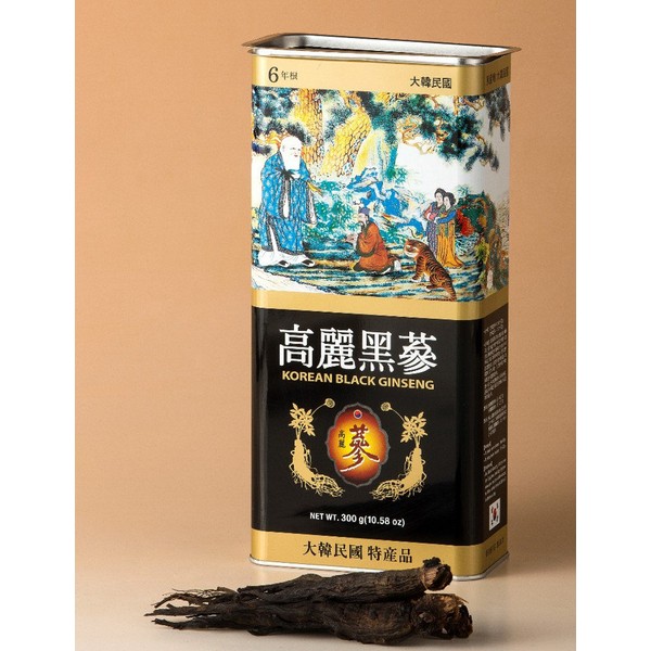 Korean black ginseng, 6-year-old large size 11~20 roots, 300g, Nonghyup inspection product / 고려흑삼 6년근 대편 11~20뿌리 300g 농협검사품
