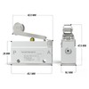 TAILONZ PNEUMATIC MOV-02 2 Positions 2 Way 1/8 Inch Roller