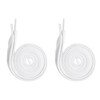 Underground Kulture Shoelaces Super Fat White Coloured Replacement Colour For