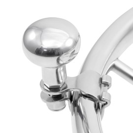 Lttpma AISI 316 Stainless Steel Boat Steering Wheel Knob ，Steering Wheel Maneuvering Control Spinning Knob Wheel Suicide Knob Swivel