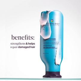 Pureology Strength Cure Strengthening Conditioner for Damaged & Color Treated Hair, 33.8 Fl Oz