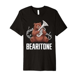 Bearitone Euphonium Marching Band Graphic Tee Premium T-Shirt