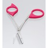 Stainless Steel Eyebrow Scissors (Pink)