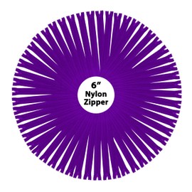 Mandala Crafts 100 Piezas Cremalleras de Nylon Morado para Costura de 6 Pulgadas - Cremalleras de Repuesto Suministros de Costura al Por Mayor para Sastre, Reparación de Ropa y Proyectos de Bricolaje