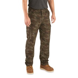 Guide Gear Men's Outdoor 2.0 Cotton Cargo Pants Woodland Camo W48 L30