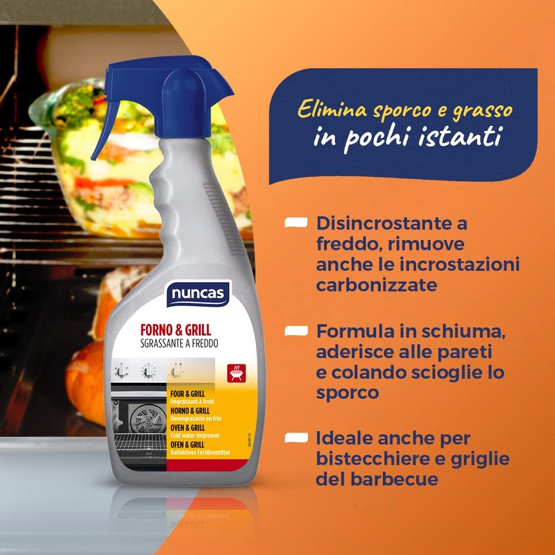 DETERGENTE FORNO&GRILL ml 500 NUNCAS