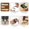 Gravity Electric Salt and Pepper Grinder Set with LED Light