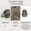 Antique Pewter Knobs - Beehive Design - Iron Drawer, Vanity,