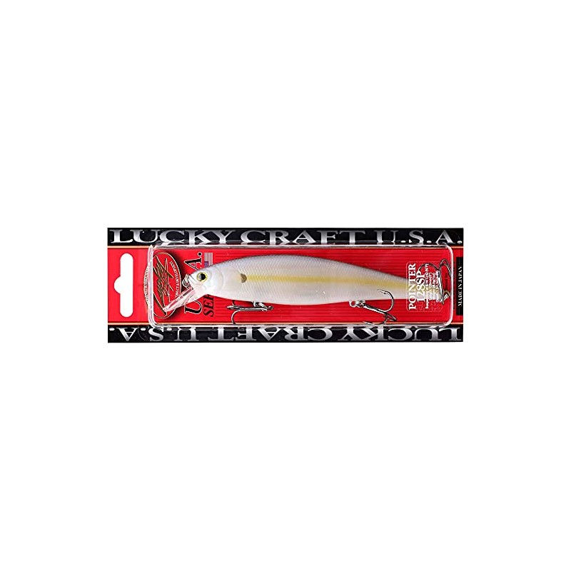 Lucky Craft Fishing Lure Pointer 128 Jerk Bait, Chartreuse Shad,