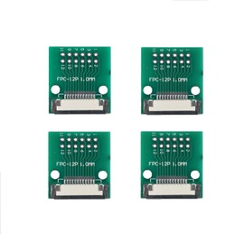 MTCELL 4 Pcs FFC FPC PCB Converter Board 12 Pin 1mm 0.5mm Pitch to Dip 2.54mm for FCC Cable Couple Extend Adapter