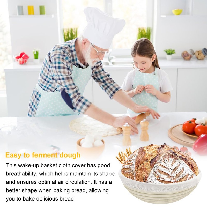 Linen Insert for Proofing Basket, Proofing Basket Cloth Liner, Linen