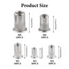 Set of 110 Rivet Nuts Assortment, M3 M4 M5 M6