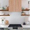 QEEIG Bathroom Floating Shelves for Wall - 15.7" Wall Mounted