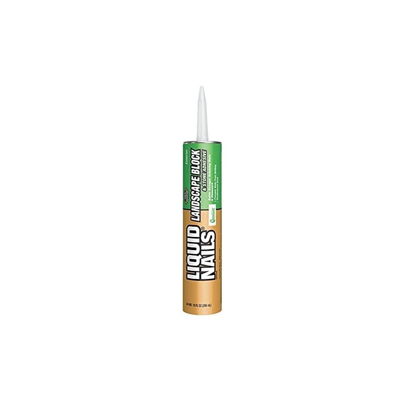Liquid Nails LN-905 12 Pack Landscape Block Adhesive (Low-VOC), Tan