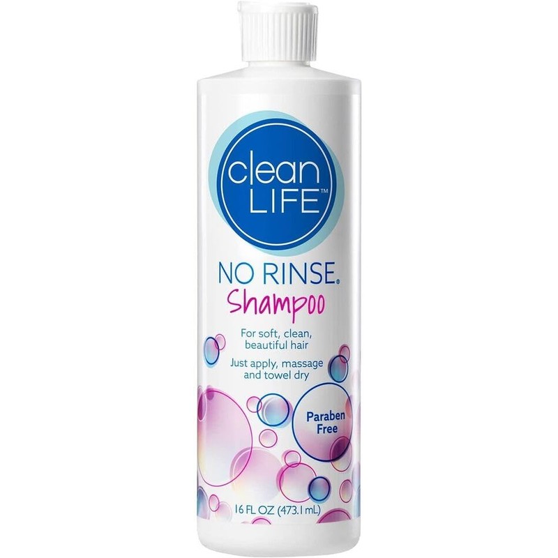 No-Rinse Shampoo, 16 fl oz - Leaves Hair Fresh, Clean