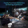 HCS350 Pro Projector and game,Retro 4K Smart Game Projector 1280*1080P